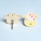 Handmade Pine Wood Giraffe Face Kids Furniture Knob